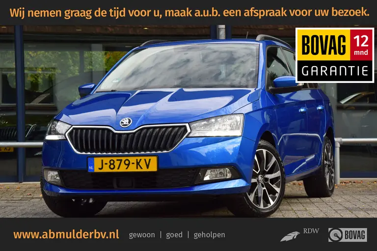 Skoda Fabia Combi 1.0 TSI 96PK Business Edition | incl. BOVAG Garantie | NL-Auto | Lage KM stand NAP | Navigatie | Parkeersensoren | 16'' Velgen | Apple Carplay/Android Auto | Cruise Control | DAB | afbeelding 1