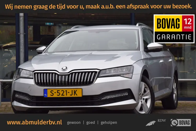 Skoda Superb Combi 1.5 TSI ACT 150PK Business Edition DSG Automaat | NL-Auto | BOVAG Garantie | Virtual Cockpit | Apple Carplay/Android Auto | Full LED | PDC Achter | Cruise&Climate Control |