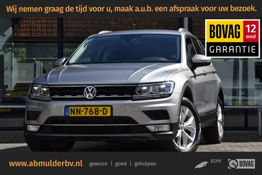 Volkswagen Tiguan 2.0 TSI 180PK 4Motion Highline DSG Automaat | NL-Auto | incl. BOVAG Garantie | 1e Eigenaar | Dealer onderhouden | Trekhaak (2500kg) | Adaptive Cruise Control | Lederen bekleding | Parkeer assistent | BTW Auto |