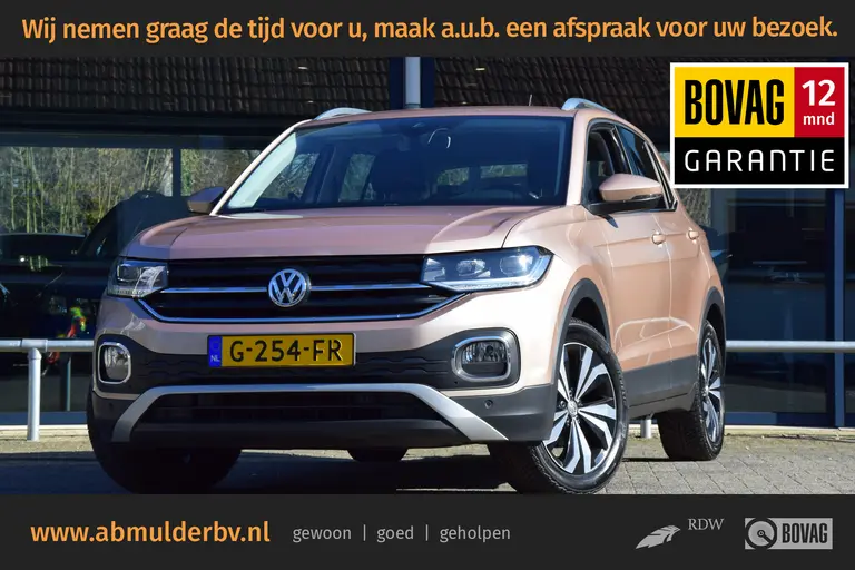 Volkswagen T-Cross 1.0 TSI 116PK Style DSG Automaat | Org. NL | BOVAG Garantie | Trekhaak | Full LED | PDC Voor&Achter | Adaptive Cruise Control | Climate Control | Apple Carplay/ Android Auto | afbeelding 1