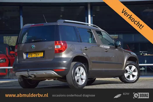 Skoda Yeti 1.2 TSI Comfort DSG Automaat | Org. NL | BOVAG Garantie | Trekhaak | Cruise Control | Airconditioning | 16'' Velgen | Parkeersensoren Achter |