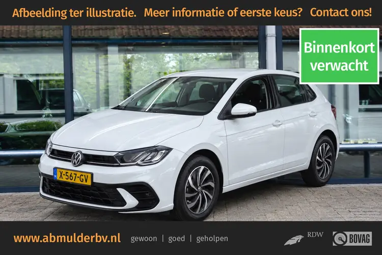 Volkswagen Polo 1.0 TSI 96PK Life Business DSG Automaat | Org. NL | BOVAG Garantie | Apple Carplay/Android Auto | Camera | Stoelverwarming | Cruise control adaptief |