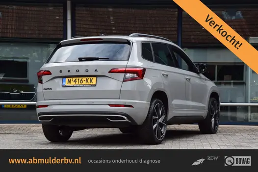 Skoda Karoq 1.5 TSI 150PK ACT Sportline Business DSG Automaat | BOVAG Garantie | Vitrual Dashboard | Adaptive Cruise Control | Apple Carplay/Android Auto | Stoelverwarming | Voorruit verwarming |