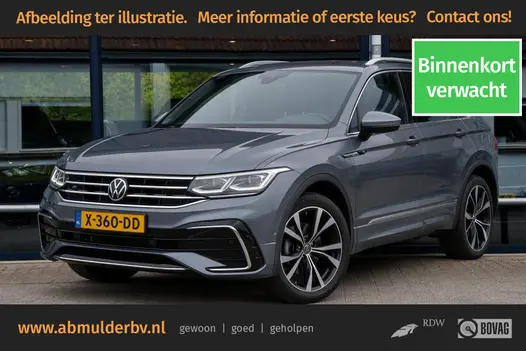 Volkswagen Tiguan Allspace 1.5 TSI 150PK R-Line Business 7p / 7 Persoons DSG Automaat | Org. NL | BOVAG Garantie | Trekhaak | R-Line | Trailer Assist | Camera | Apple Carplay/Android Auto | Verwarmd stuurwiel | Verwarmde voorruit | Verwarmde stoelen |