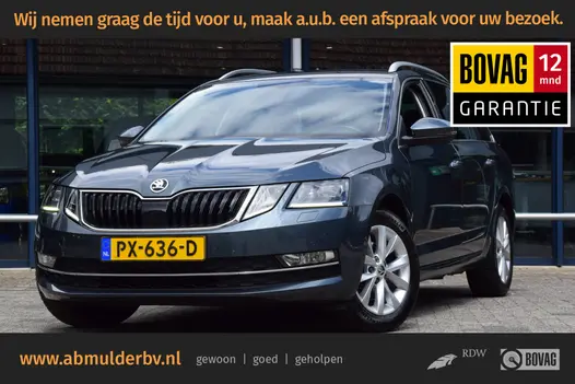 Skoda Octavia Combi 1.0 TSI Greentech Style Business | Org. NL | BOVAG Garantie | Full LED | Half Leder | PDC Voor&Achter | Stoelverwarming | Sportstuur | Cruise Control |