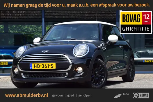 MINI Mini 1.2 One Business | Org. NL | BOVAG Garantie | Navigatie | Bluetooth Telefoonverbinding | Cruise Control | Airco | 15'' Velgen | Multifunctioneel Stuurwiel |