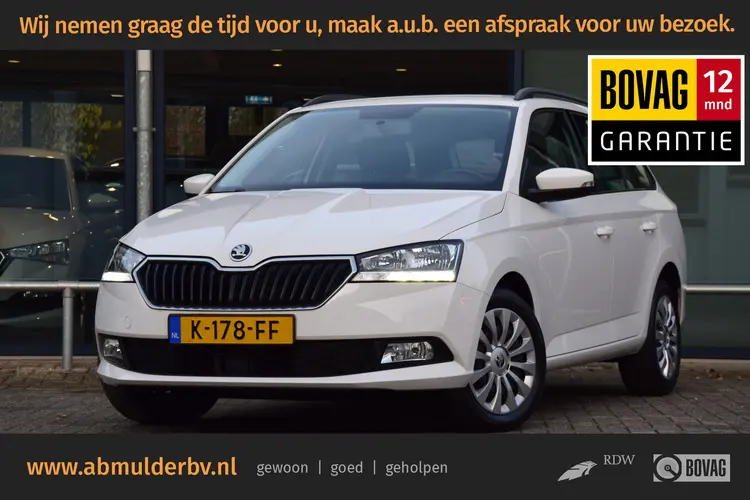 Skoda Fabia Combi 1.0 TSI 96PK Ambition | BOVAG Garantie | Org. NL | Lage KM stand met NAP | Apple Carplay/Android Auto | DAB | Cruise Control | Parkeersensoren |