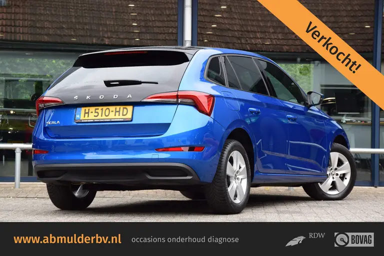 Skoda Scala 1.0 TSI 116PK Sport Business DSG Automaat | Org. NL | BOVAG Garantie | Panoramadak | Virtual Cockpit | PDC Achter | Full LED | Sportstoelen | Flippers |  Navi | Carplay | afbeelding 1