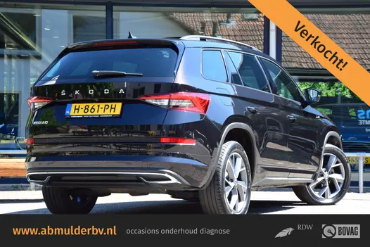 Skoda Kodiaq 1.5 TSI 150PK Sportline Business DSG Automaat | Org. NL | BOVAG Garantie | Trekhaak | Panoramadak | Virtual Cockpit | 19'' Velgen | Camera | Full LED | Elektrische Kofferklep |