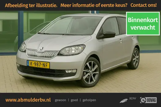Skoda Citigo e-iV EV Style | Org. NL | BOVAG Garantie | PDC Achter | Stoelverwarming | Multifunctioneel Stuur | 16'' Velgen |