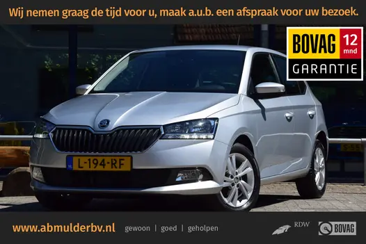 Skoda Fabia 1.0 TSI 96PK Ambition | Org. NL | BOVAG Garantie | Cruise & Climate Control | Parkeersensoren | 15'' Velgen | Apple Carplay/ Android Auto | LED Dagrijverlichting |
