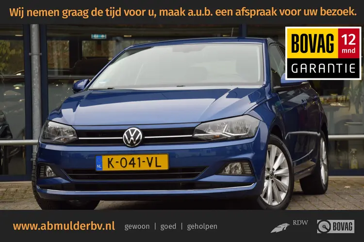 Volkswagen Polo 1.0 TSI Highline DSG Automaat | Org. NL | BOVAG Garantie | Trekhaak | Adaptive Cruise | Stoelverwarming | PDC Voor&Achter | 16'' Velgen | Apple Carplay/Android Auto |
