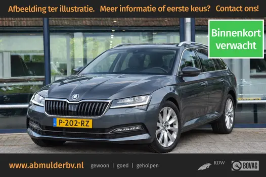 Skoda Superb Combi 1.5 TSI 150PK ACT Business Edition Plus | Org. NL | BOVAG Garantie | Adaptive Cruise Control | Lederen interieur  | Electrische stoelverstelling | Voorstoel + achterbank verwarming | Apple Carplay/Android Auto |