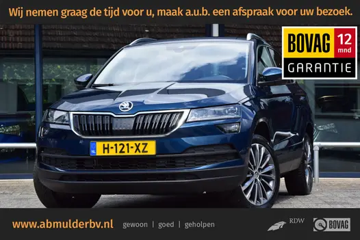 Skoda Karoq 1.5 TSI 150PK ACT Business Edition DSG Automaat | Org. NL | BOVAG Garantie | Trekhaak | Adaptive Cruise Control | Full LED | 18'' Velgen All Season Banden | Stoel/Stuur/Voorruitverwarming |