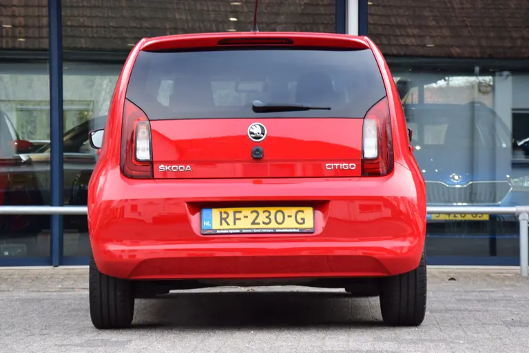 Skoda Citigo 1.0 60PK Greentech Ambition Plus & Sport Pakket | NL-Auto | BOVAG Garantie | 15'' Velgen | Multifunctioneel Sportstuur | Airco | Bluetooth Carkit&Audio | Cruise Control | afbeelding 11