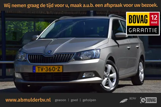 Skoda Fabia Combi 1.0 TSI Ambition 96PK | BOVAG Garantie | 15'' Velgen | Speed Limiter | Parkeersensoren Achter | Airconditioning | Apple Carplay/ Android Auto |