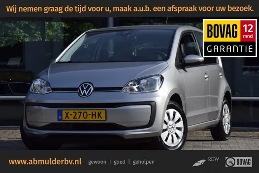 Volkswagen up! 5-drs 1.0 66PK | Org. NL | BOVAG Garantie | Airco | Bleutooth | DAB | Smartphone integratie | All Season Banden | Elektrische Ramen | Lane Assist |