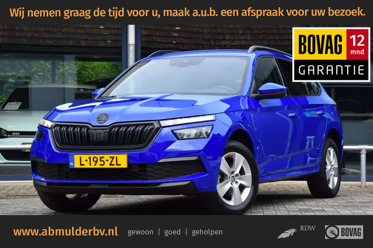 Skoda Kamiq 1.0 TSI 110PK Sport Business DSG Automaat | Orgineel NL | BOVAG Garantie |  Apple Carplay/Android Auto | Cruise Control | Climatronic | Automatisch dimmende binnenspiegel | Parkeersensoren achter |