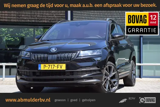 Skoda Karoq 1.5 TSI 150PK ACT Sportline Business DSG Automaat | Org. NL | BOVAG Garantie | Adaptive Cruise Control | El. Achterklep | Keyless Entry | Camera | 19'' Velgen |