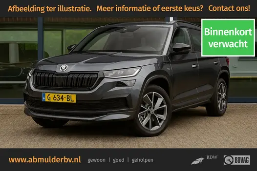 Skoda Kodiaq 1.5 TSI 150PK Sportline Business 7p / 7 Persoons DSG automaat | Org. NL | BOVAG Garantie | Cruise control adaptief + file assistent | elektrisch bedienbare achterklep | keyless entry | Achteruitrijcamera |