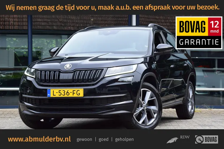 Skoda Kodiaq 1.5 TSI 150PK Sportline Business DSG Automaat | Org. NL | BOVAG Garantie | Trekhaak | El. Achterklep | Stoelverwarming | Virtual Dashboard | Apple Carplay/Android Auto | Adaptive Cruise Control |