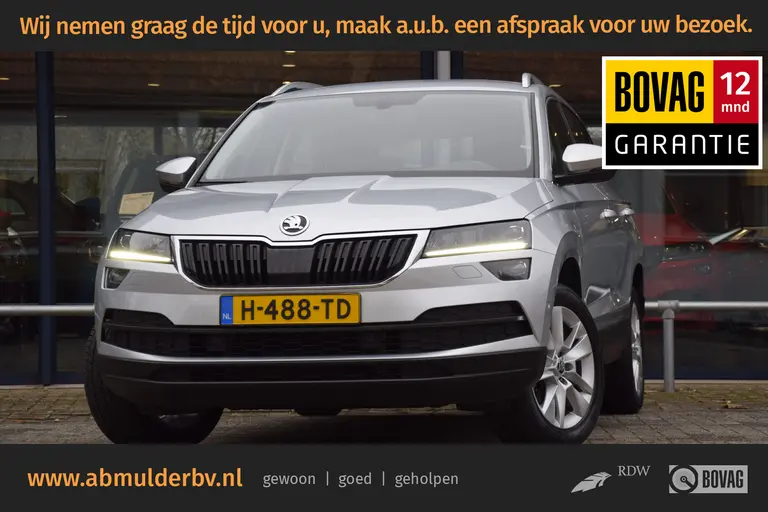 Skoda Karoq 1.5 TSI 150PK ACT Business Edition DSG Automaat | incl. BOVAG Garantie | NL-Auto | Lage KM-stand met NAP | PDC voor & achter | Smartlink+ Apple Carplay/Android Auto | VarioFlex 3 achterstoelen | afbeelding 1