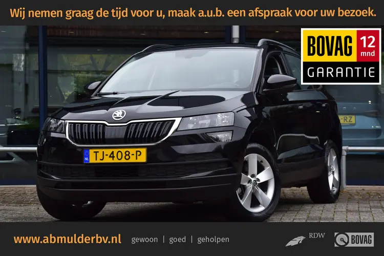 Skoda Karoq 1.0 TSI Ambition Business DSG Automaat | Org. NL | BOVAG Garantie | Apple Carplay/Android Auto | Cruise&Climate Control | 17'' Velgen | All Season Banden | PDC Voor&Achter |